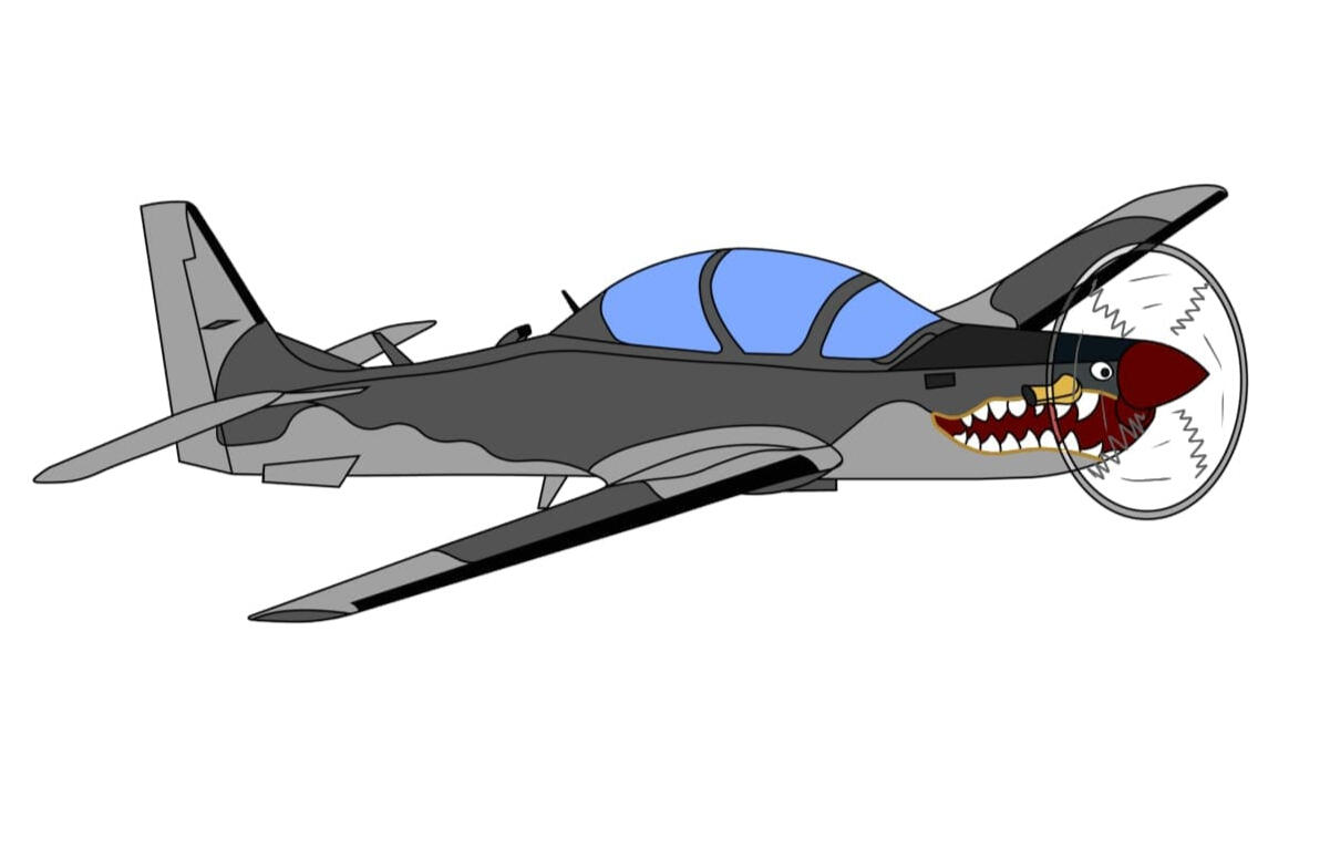 EMB 314 / A-29 Super Tucano Skadron Udara 21 Lanud Abdulrachman Saleh