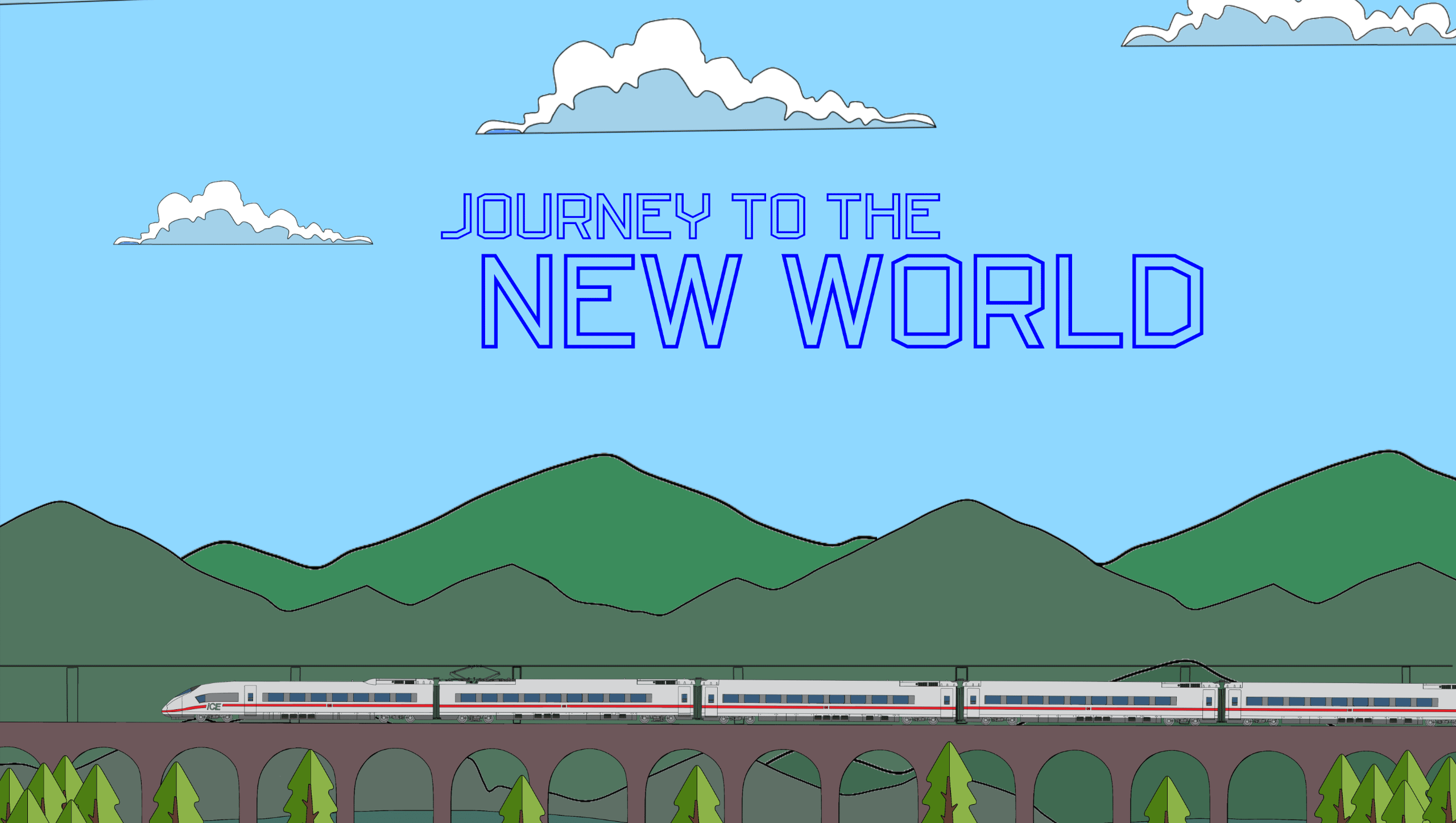 Intercity Express Across the Valley